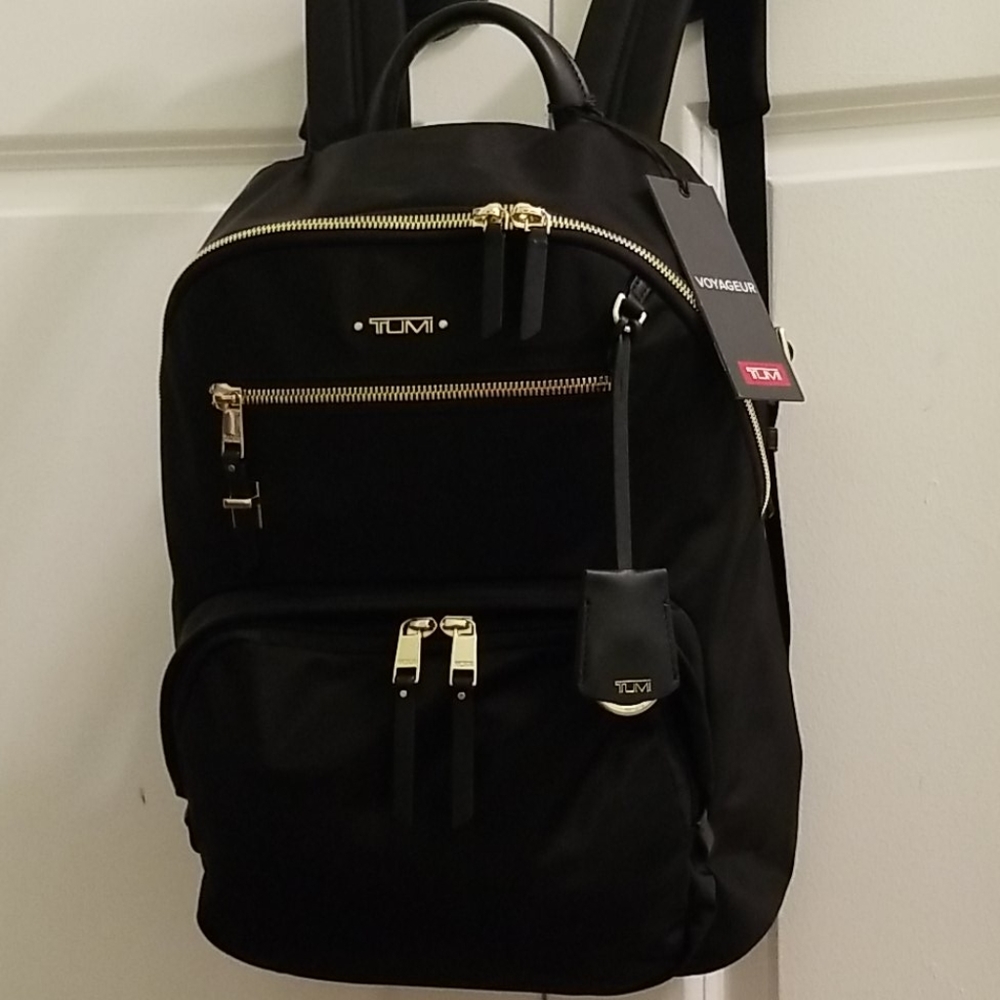 Tumi Voyager Hagen Laptop Backpack Black/Gold